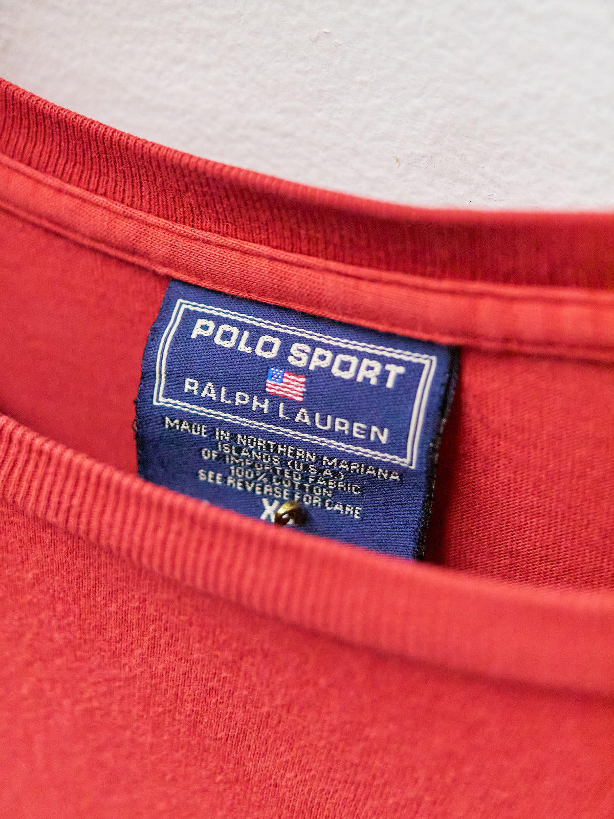 Vintage Polo Sport Team Polo Pocket T-Shirt