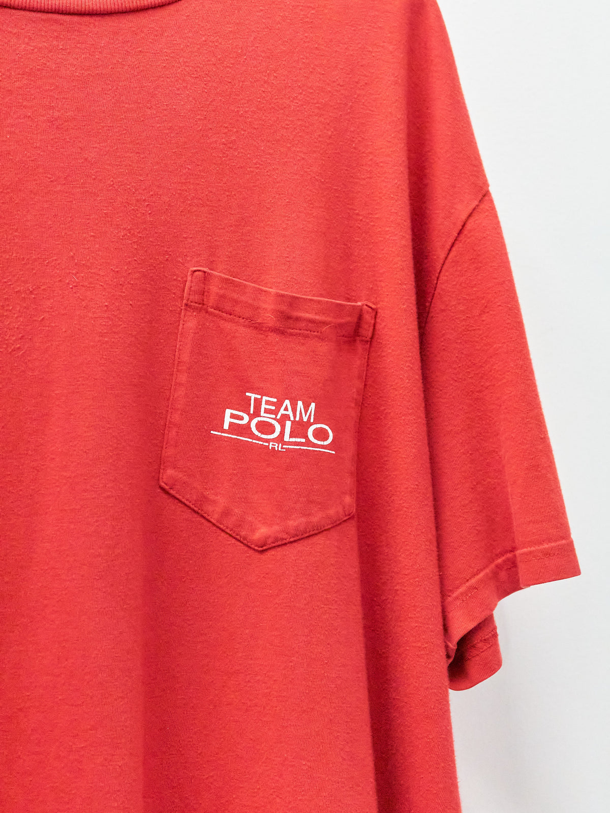 Vintage Polo Sport Team Polo Pocket T-Shirt
