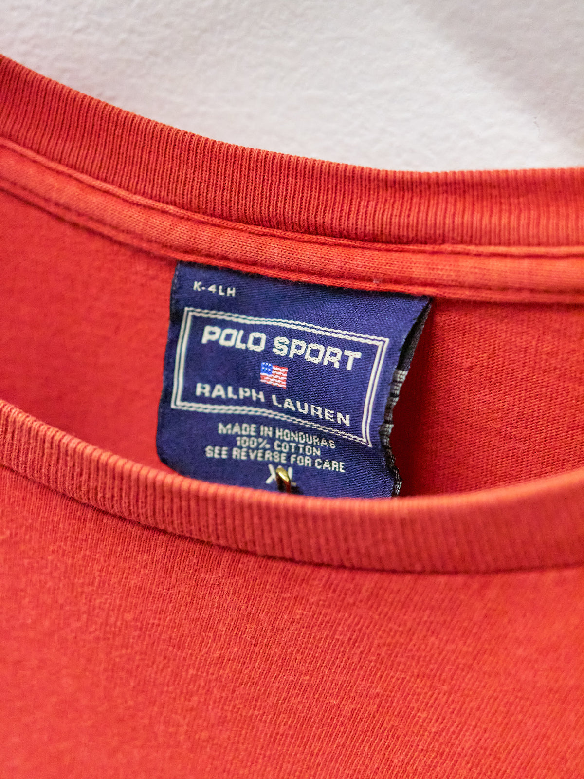 Vintage Polo Sport Red T-Shirt