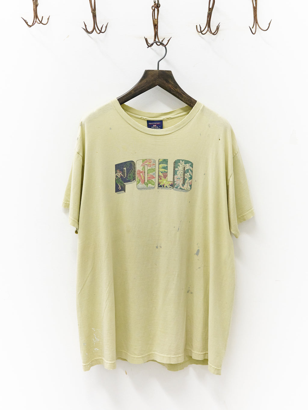 Vintage Polo Sport Spell-Out Painter's T-Shirt