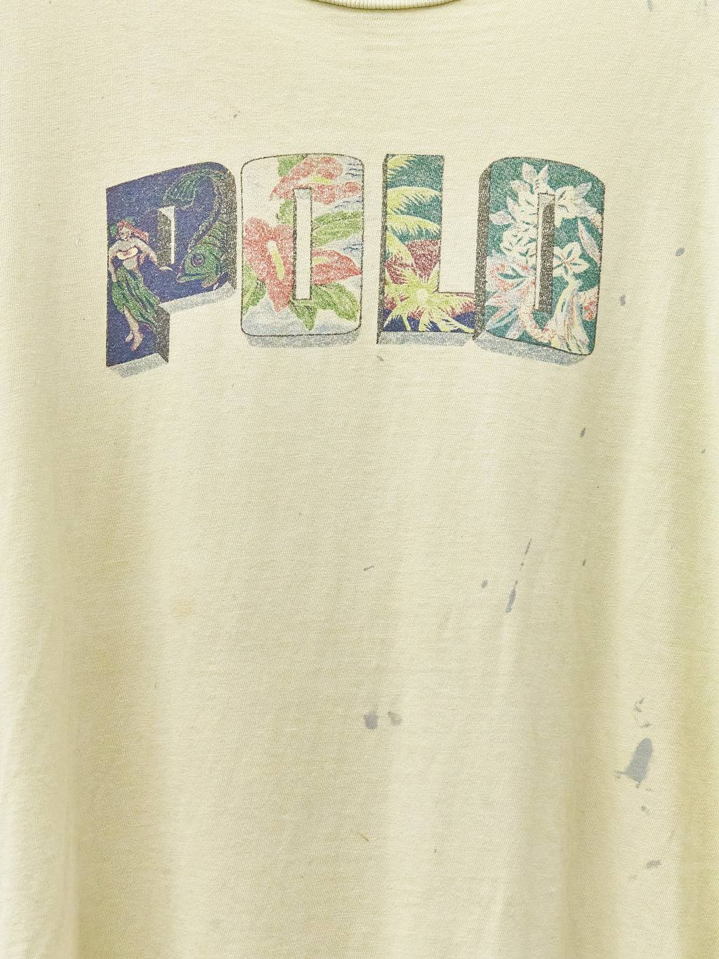 Vintage Polo Sport Spell-Out Painter's T-Shirt