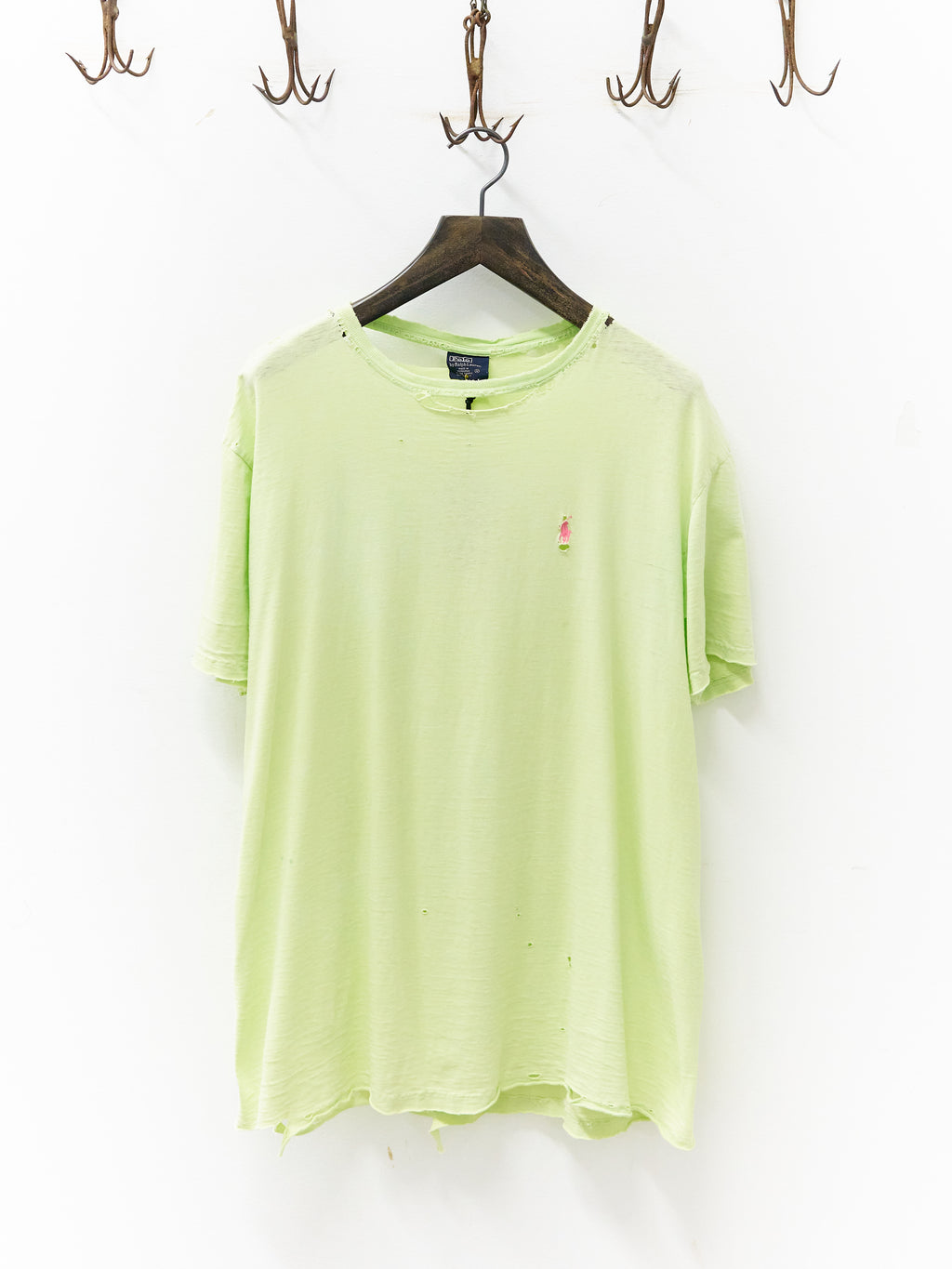 Polo Ralph Lauren Green Thrashed T-Shirt