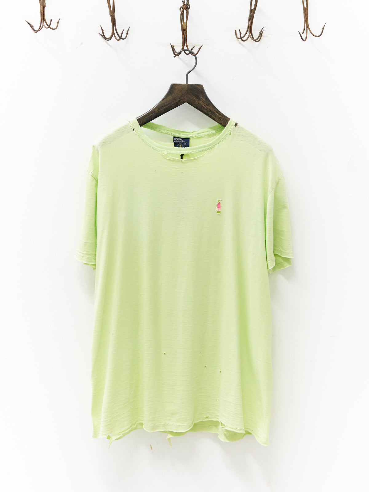 Polo Ralph Lauren Green Thrashed T-Shirt