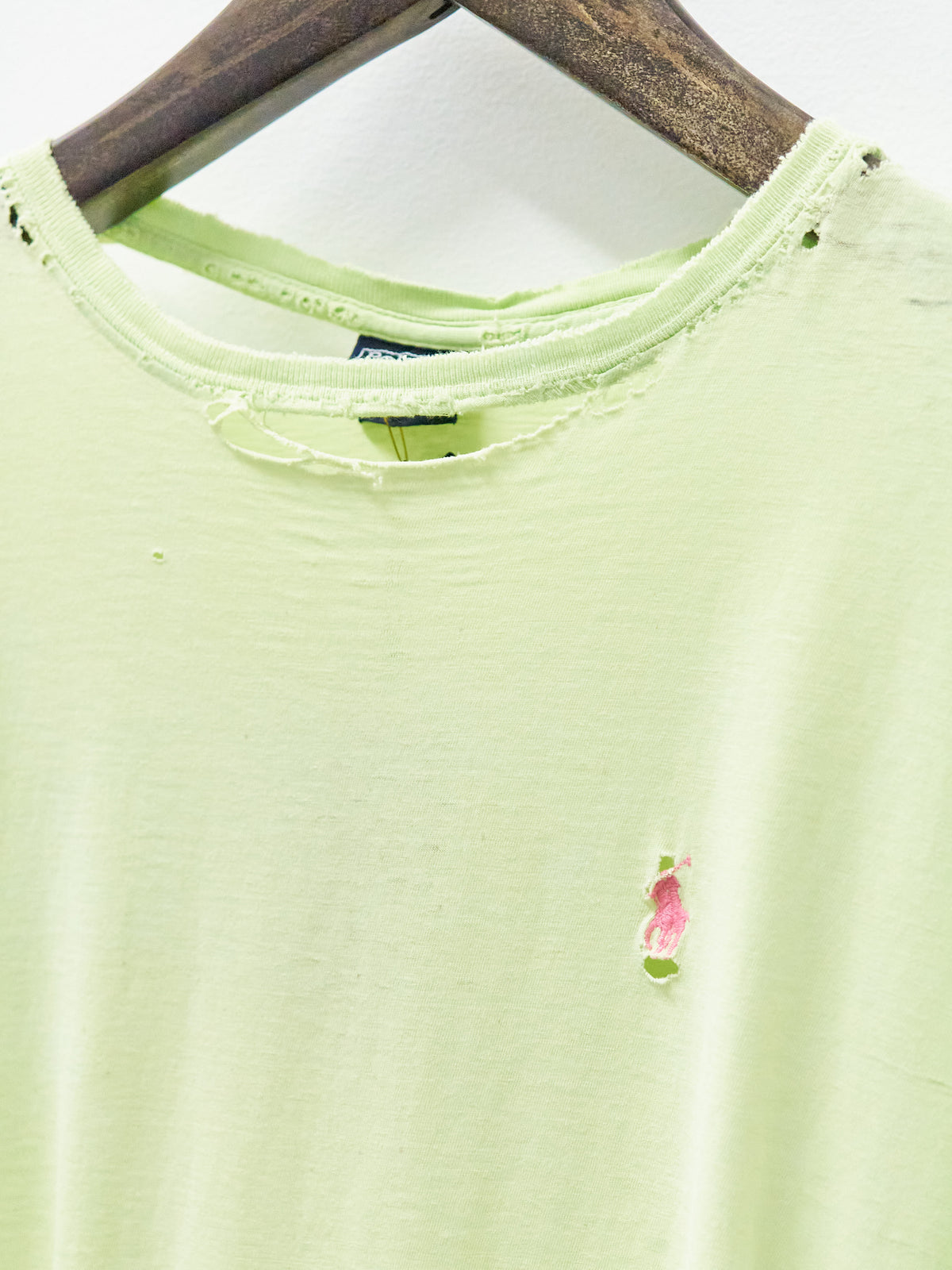 Polo Ralph Lauren Green Thrashed T-Shirt