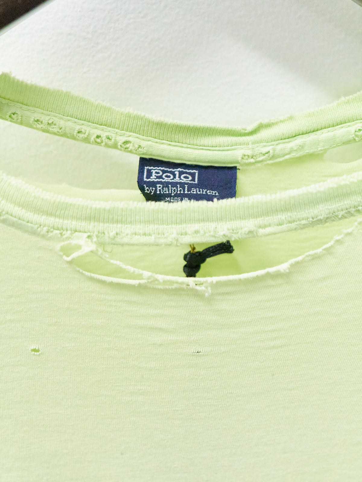Polo Ralph Lauren Green Thrashed T-Shirt