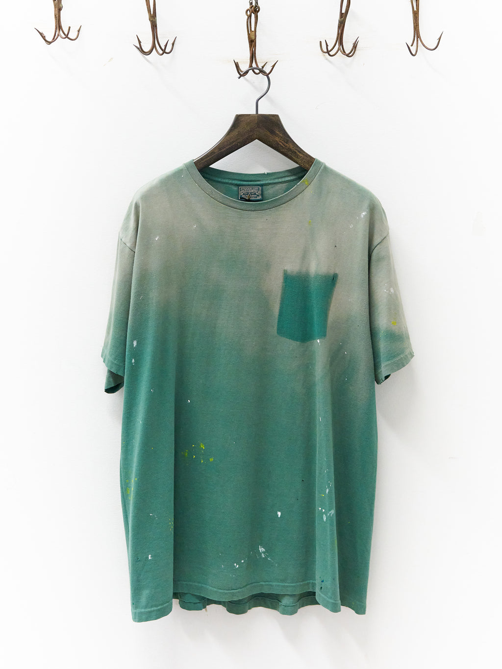 Polo Country Green Painter's Ghost Pocket T-Shirt