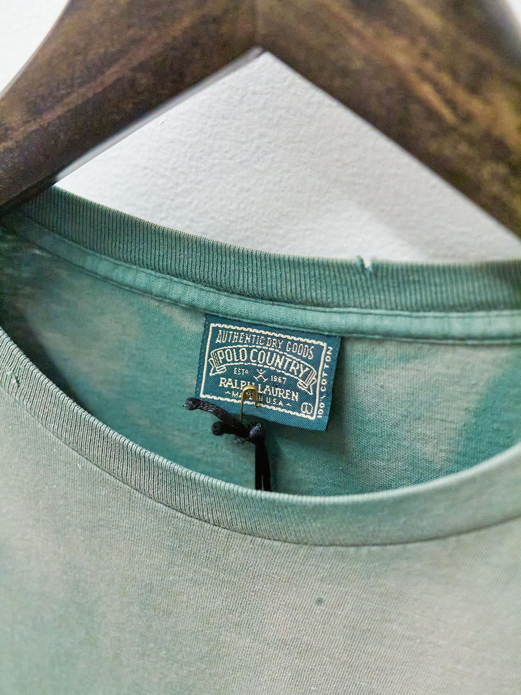 Polo Country Green Painter's Ghost Pocket T-Shirt