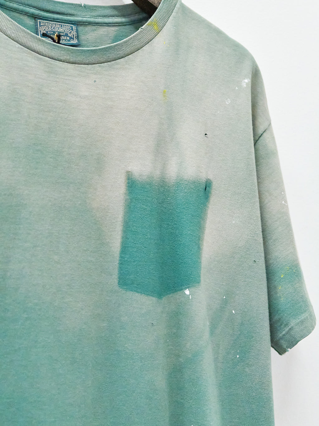 Polo Country Green Painter's Ghost Pocket T-Shirt