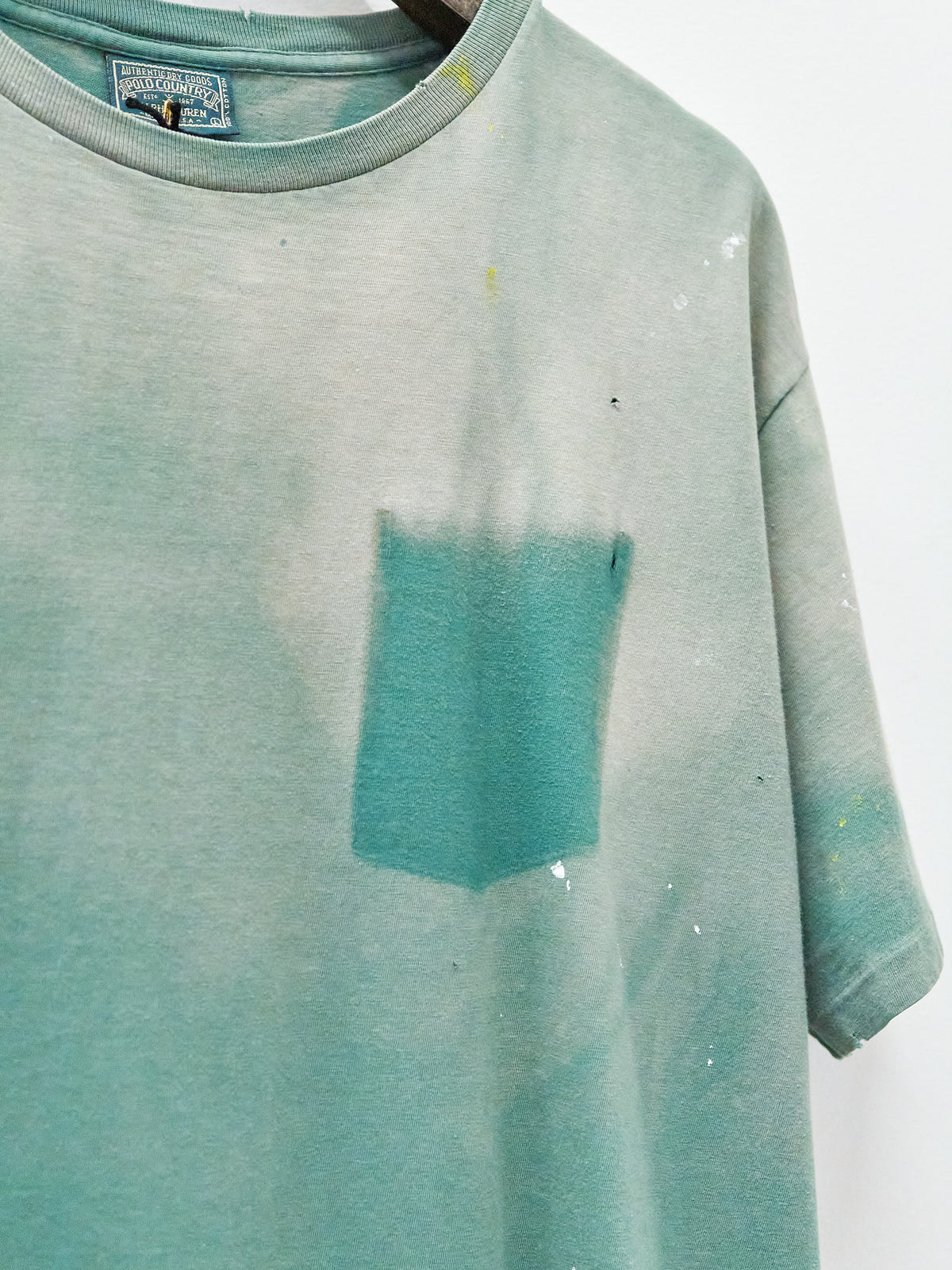 Polo Country Green Painter's Ghost Pocket T-Shirt