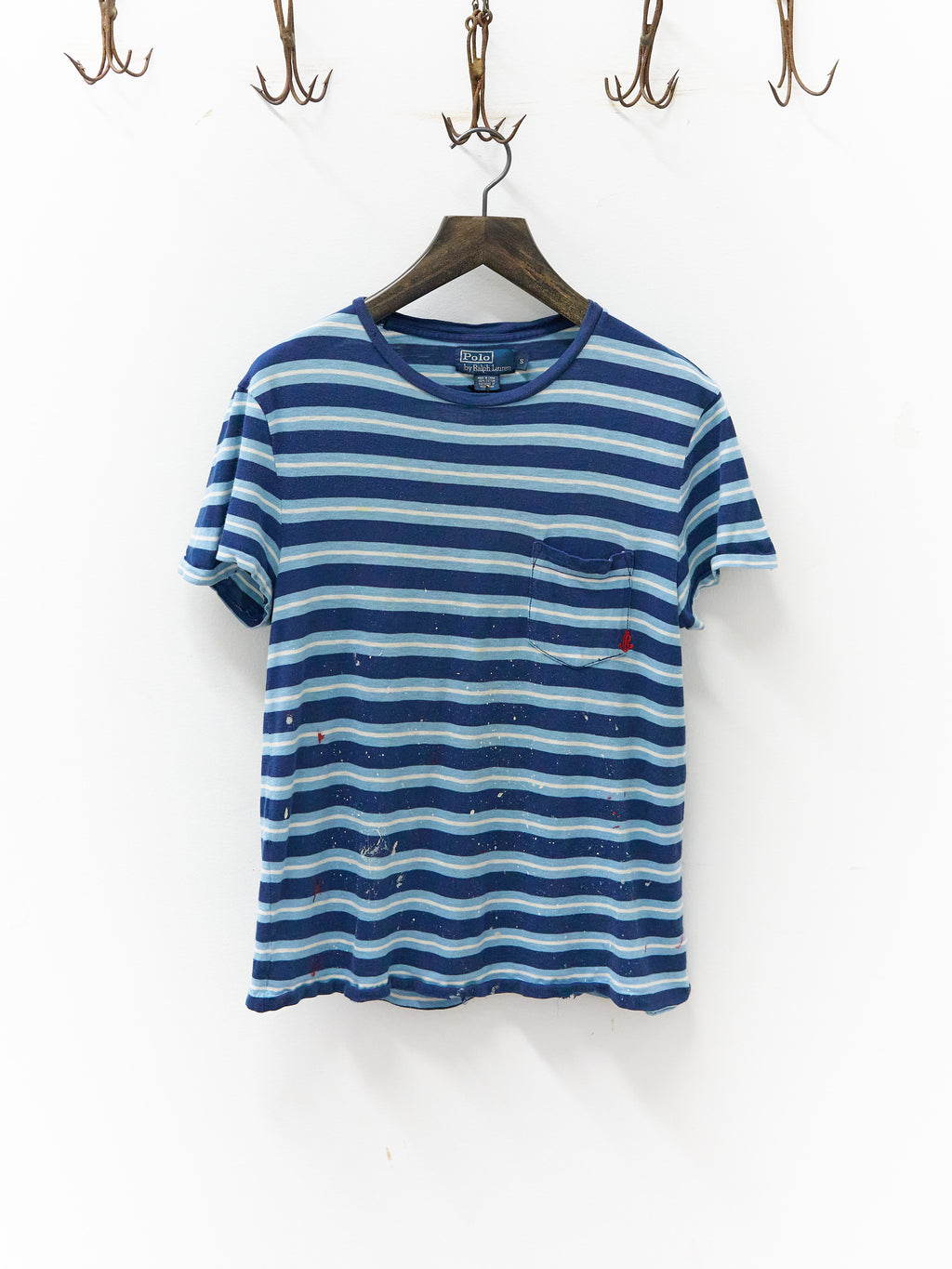 Polo Ralph Lauren Striped Painter's Pocket T-Shirt