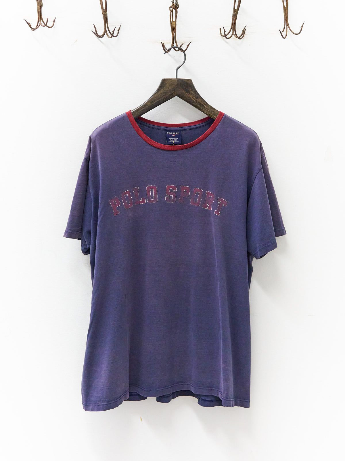 Vintage Polo Sport Faded Ringer T-Shirt