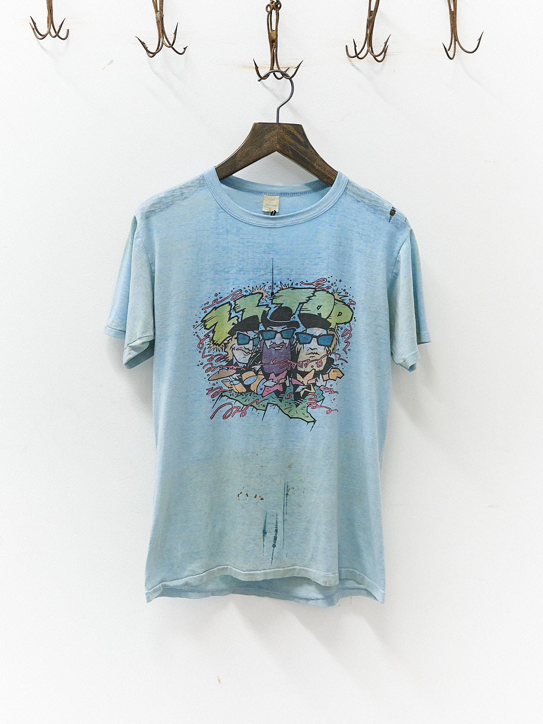 Vintage 80’s ZZ Top Paper Thin Thrashed Band T-Shirt