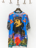 Vintage 90's Santana Heaven Smiles All Over Print Band T-Shirt