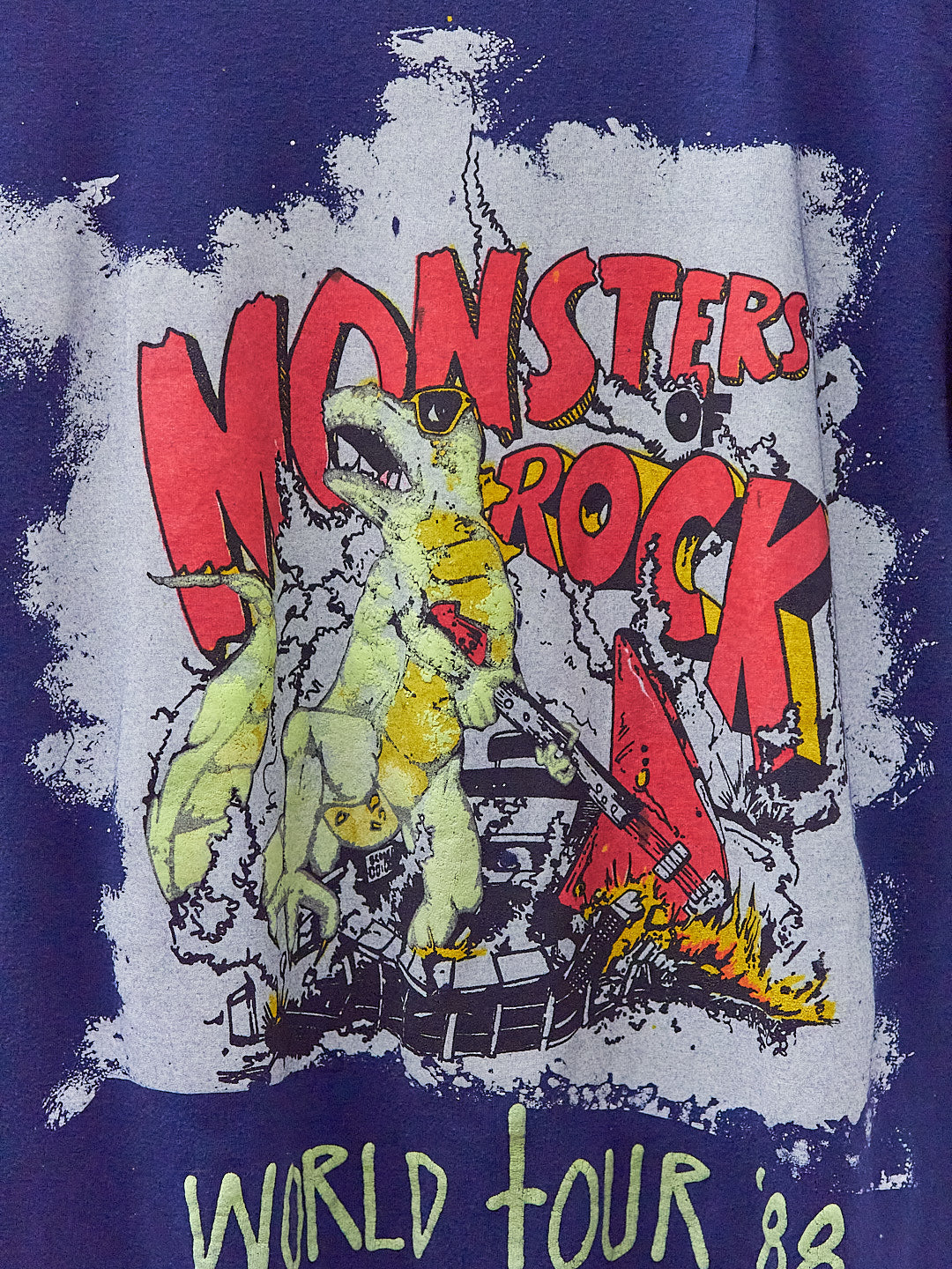 Vintage 80's Monsters Of Rock Tour Band T-Shirt
