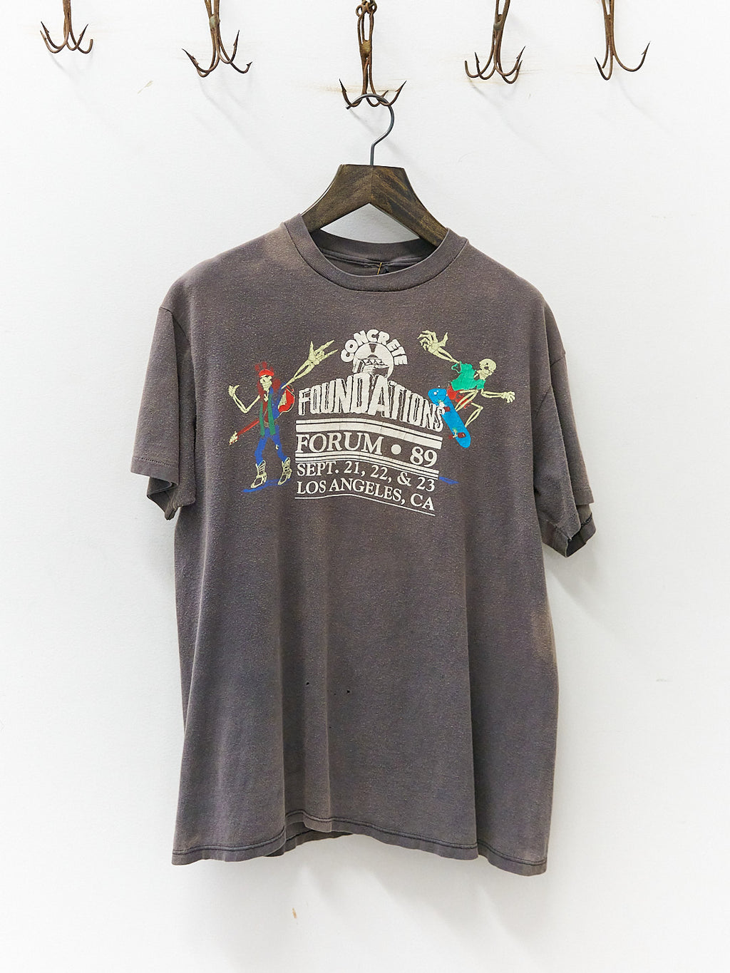 Vintage 80's Concrete Foundations Faded Band T-Shirt