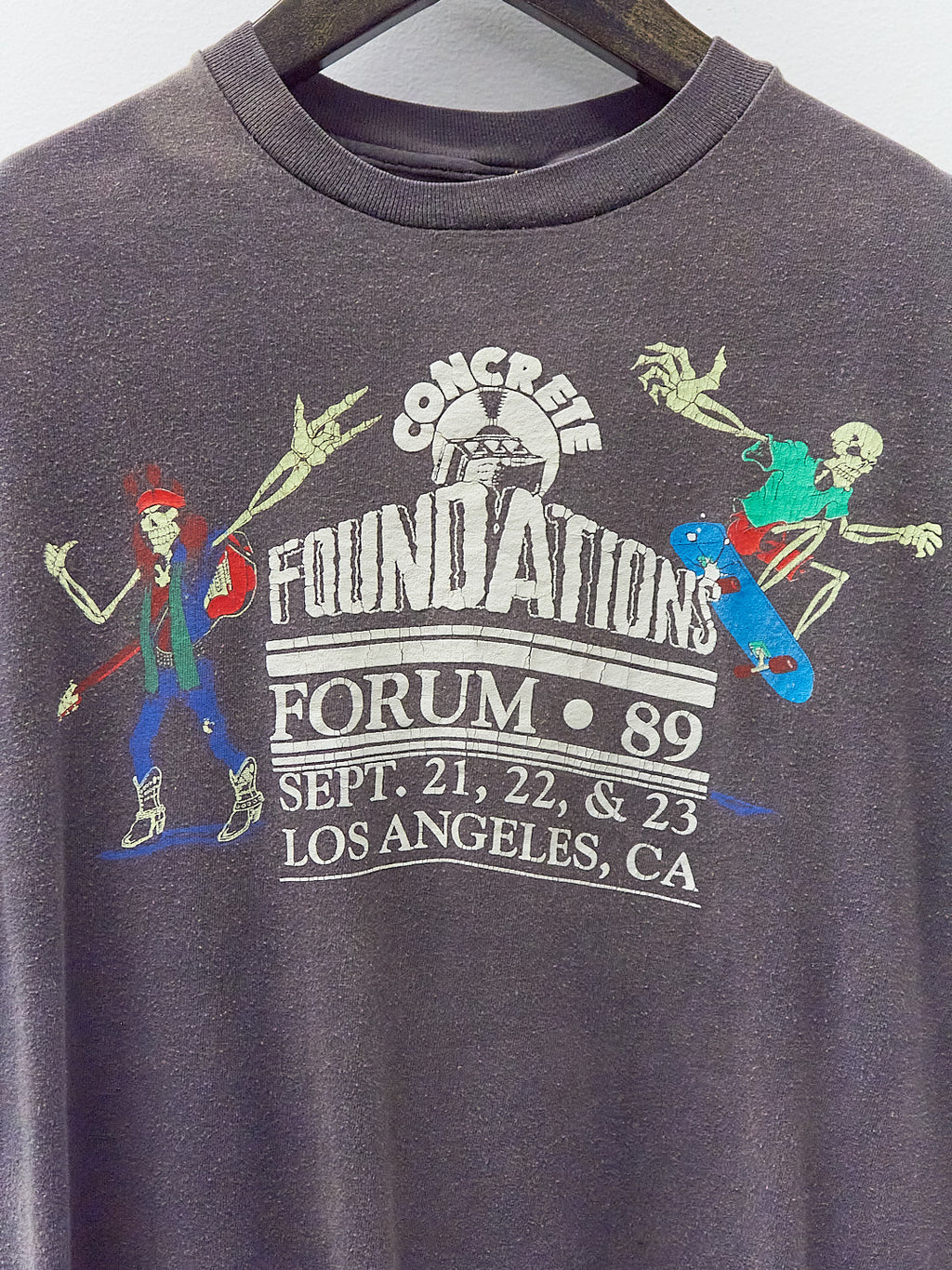 Vintage 80's Concrete Foundations Faded Band T-Shirt