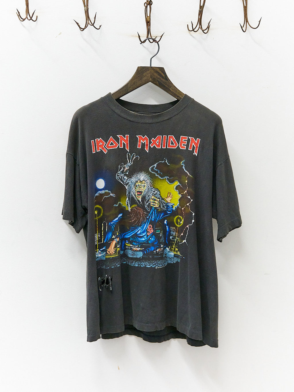 Vintage 90's Iron Maiden Thrashed Band T-Shirt