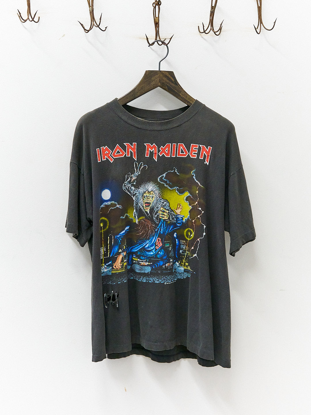 Vintage 90's Iron Maiden Thrashed Band T-Shirt