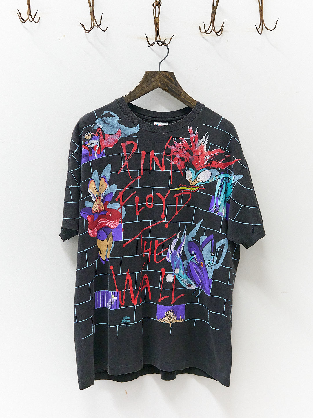 Vintage 90's Pink Floyd The Wall All Over Print Band T-Shirt