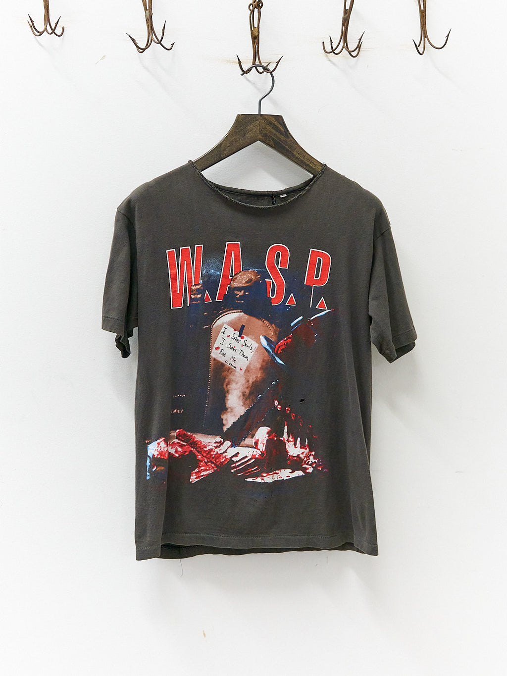 Vintage 80's W.A.S.P Welcome To The Morgue Band T-Shirt