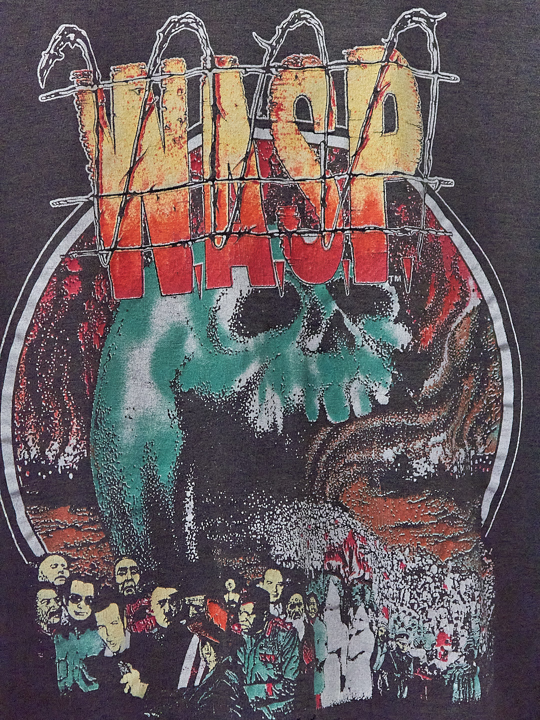Vintage 80's W.A.S.P North American Tour Band T-Shirt