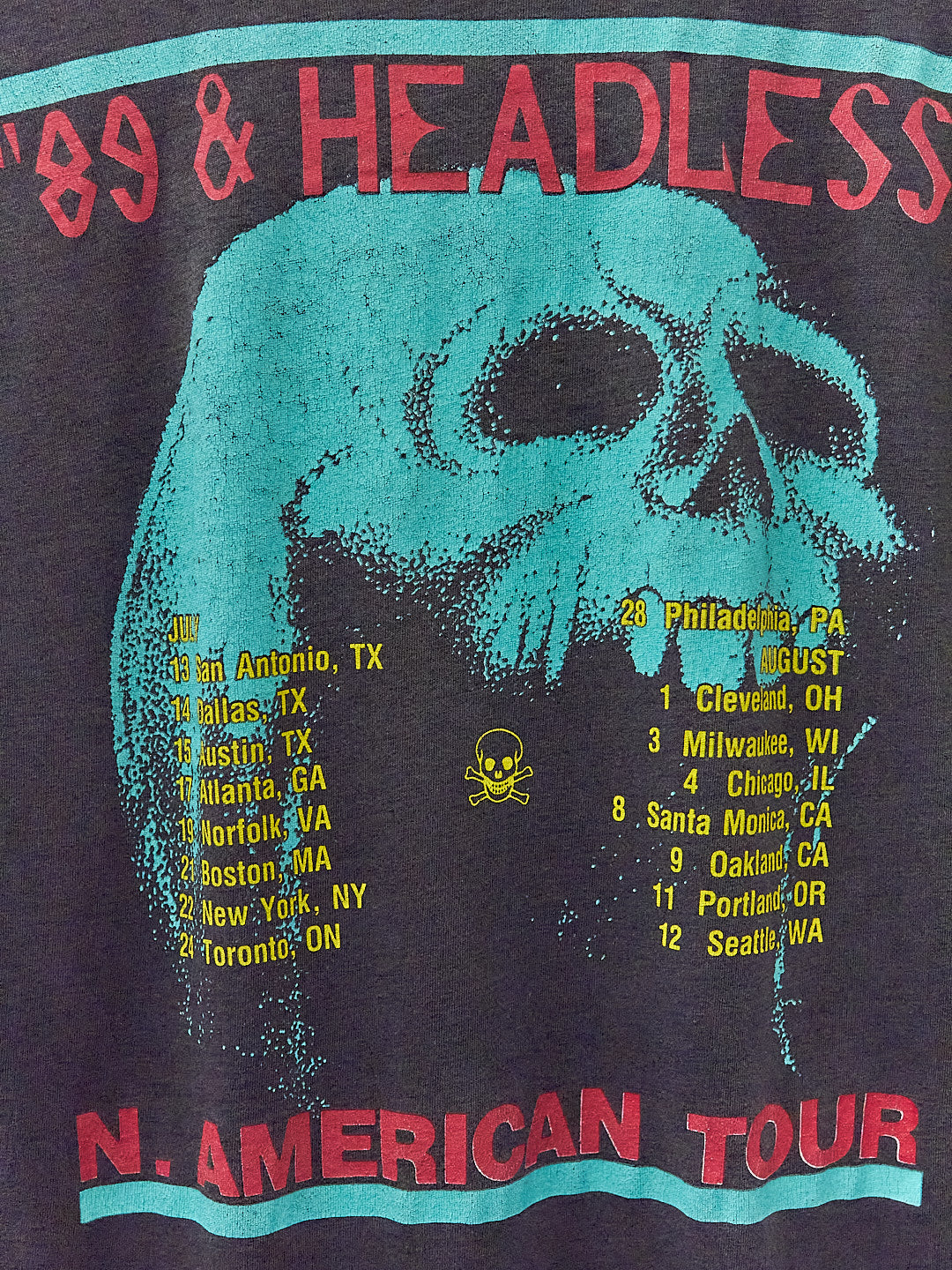 Vintage 80's W.A.S.P North American Tour Band T-Shirt