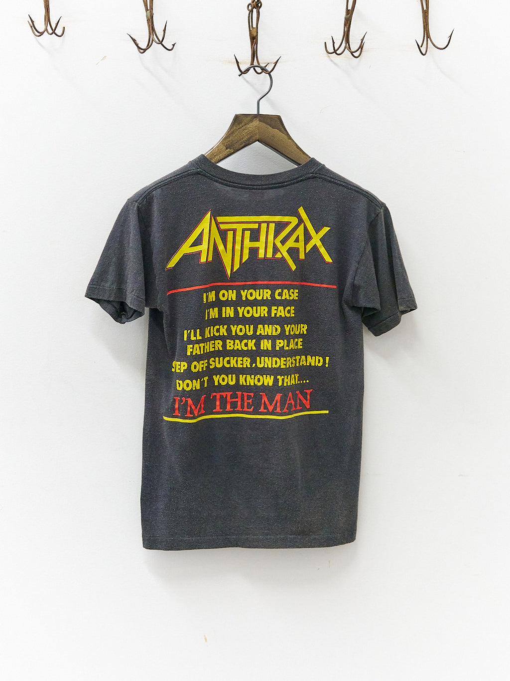 Vintage 80's Anthrax I'm The Man Band T-Shirt