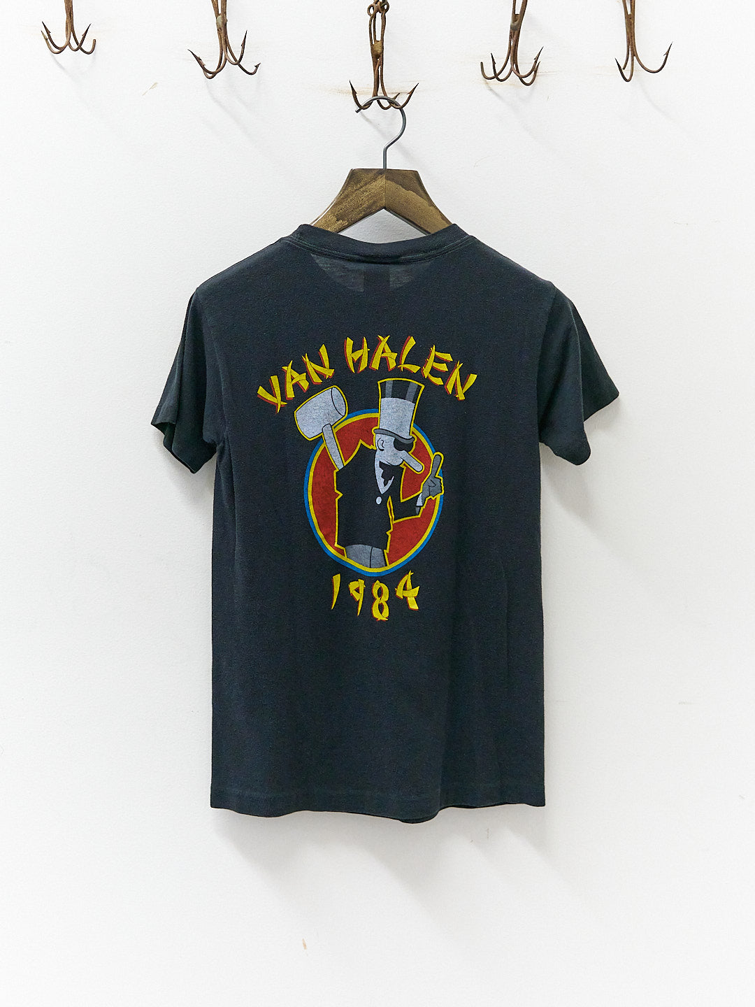 Vintage 80's Van Halen Tour Of The Worlds Band T-Shirt