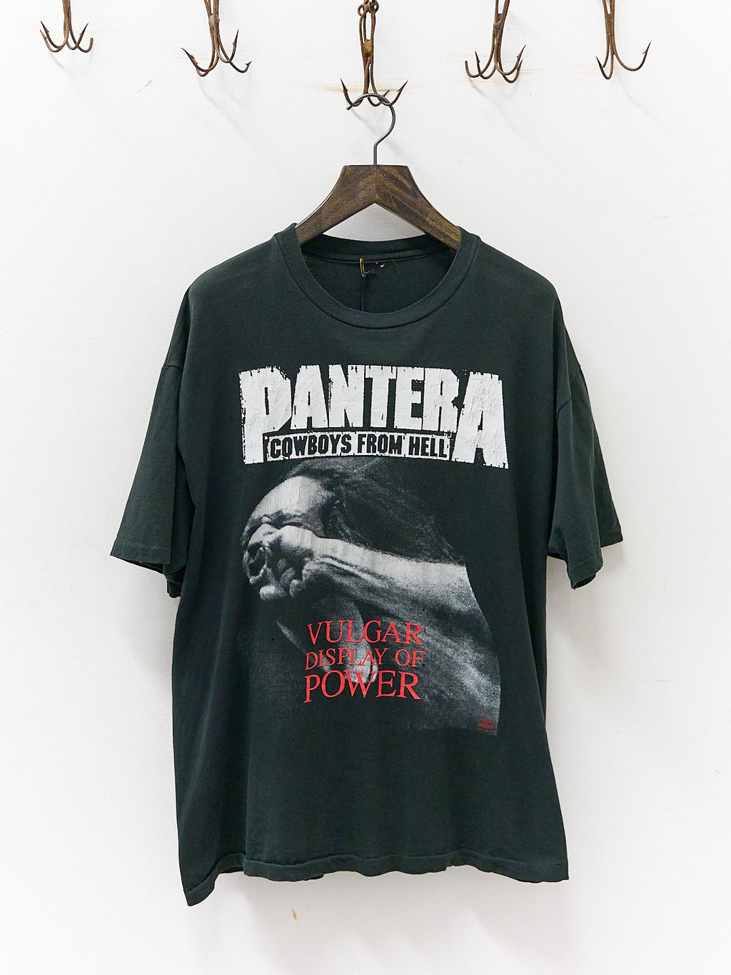Vintage 90's Pantera Vulgar Display Of Power Band T-Shirt