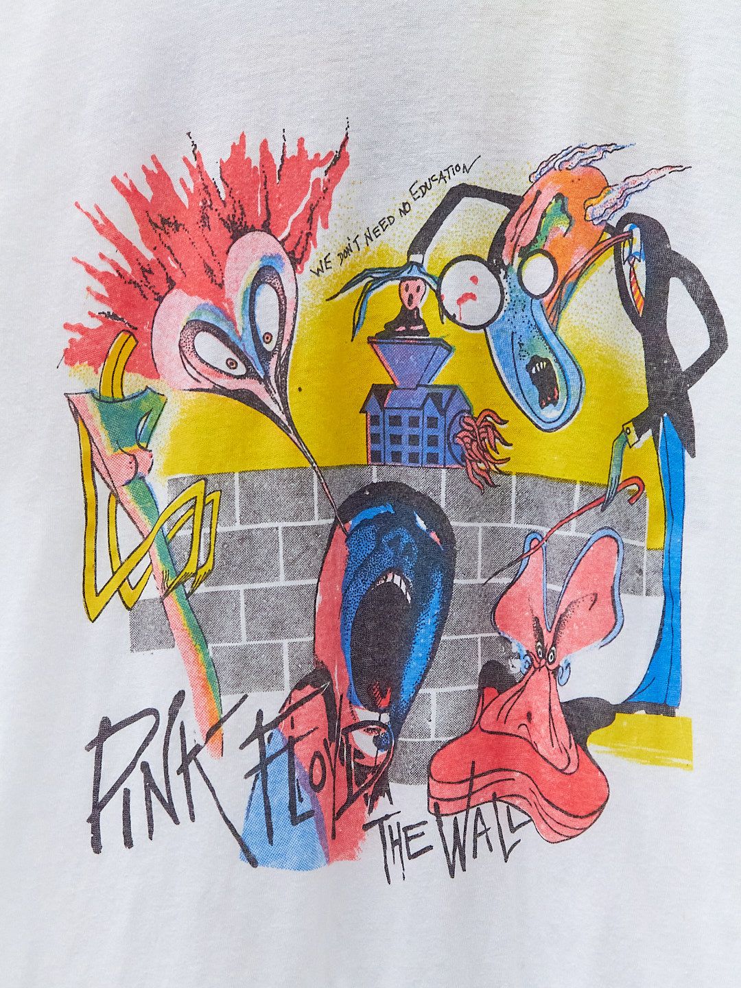 Vintage 80's Pink Floyd The Wall Band T-Shirt