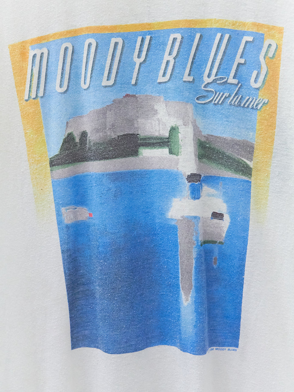 Vintage 80's Moody Blues Su La Mer Band T-Shirt