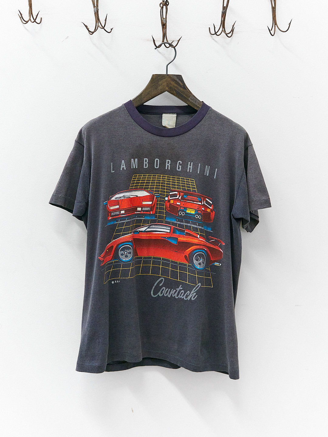 Vintage Lamborghini Two-Tone Faded T-Shirt