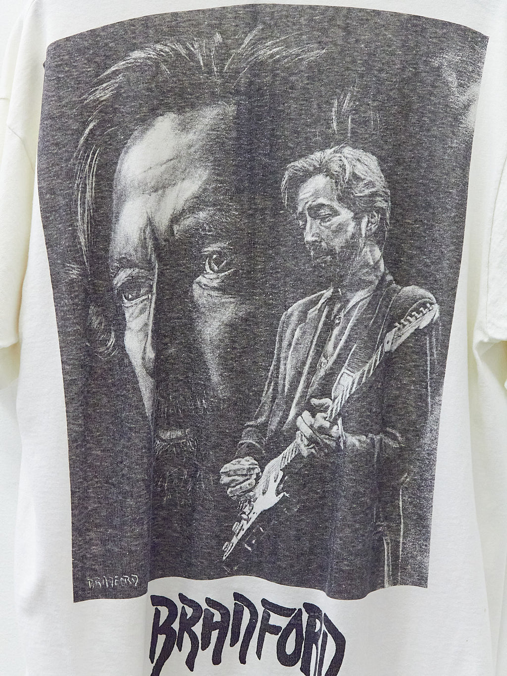 Vintage 90's Bradford Gallery Eric Clapton Band T-Shirt