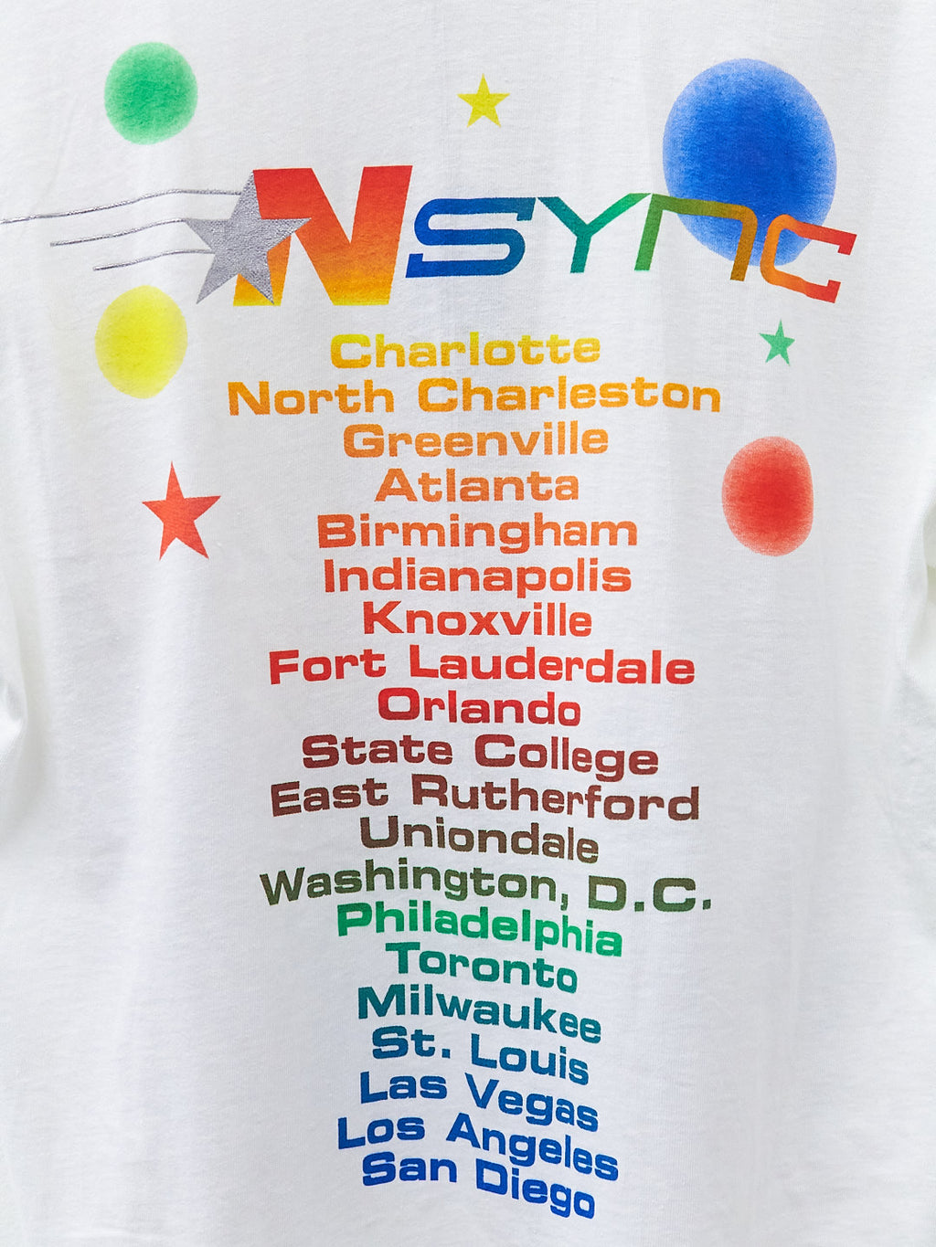 Vintage NSYNC Autographed Band T-Shirt