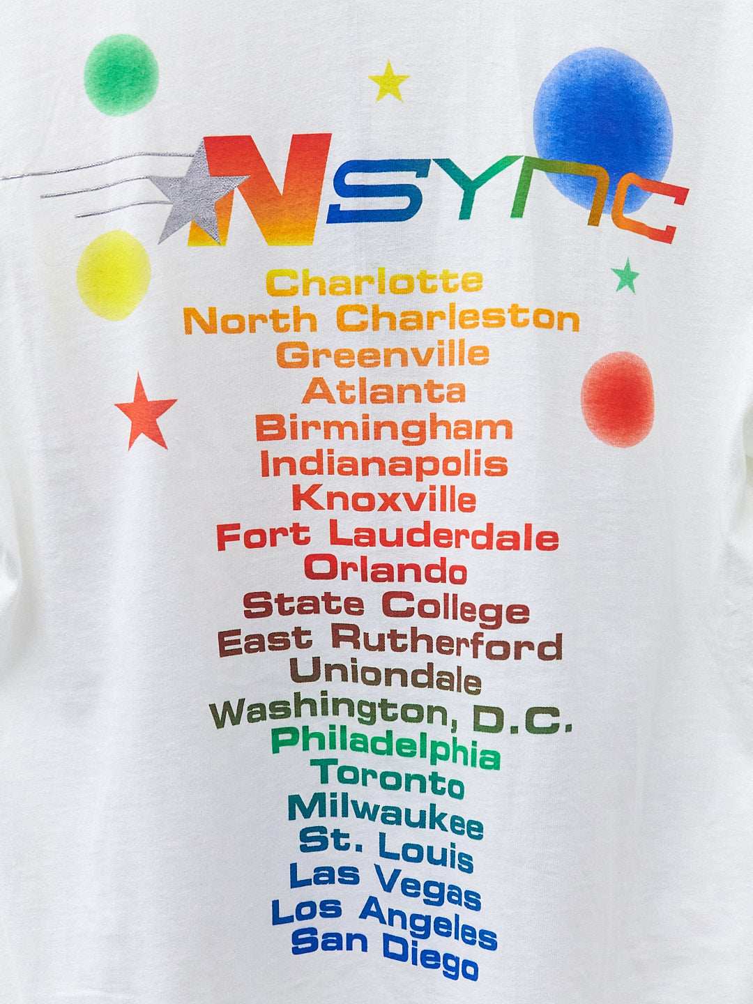 Vintage NSYNC Autographed Band T-Shirt