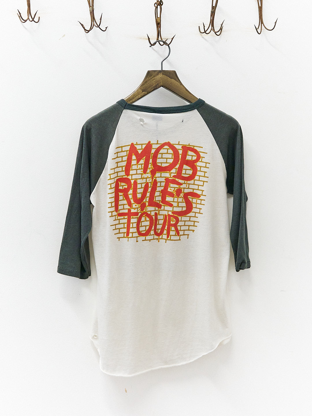 Vintage 80’s Black Sabbath Mob Rules Tour Raglan Band T-Shirt
