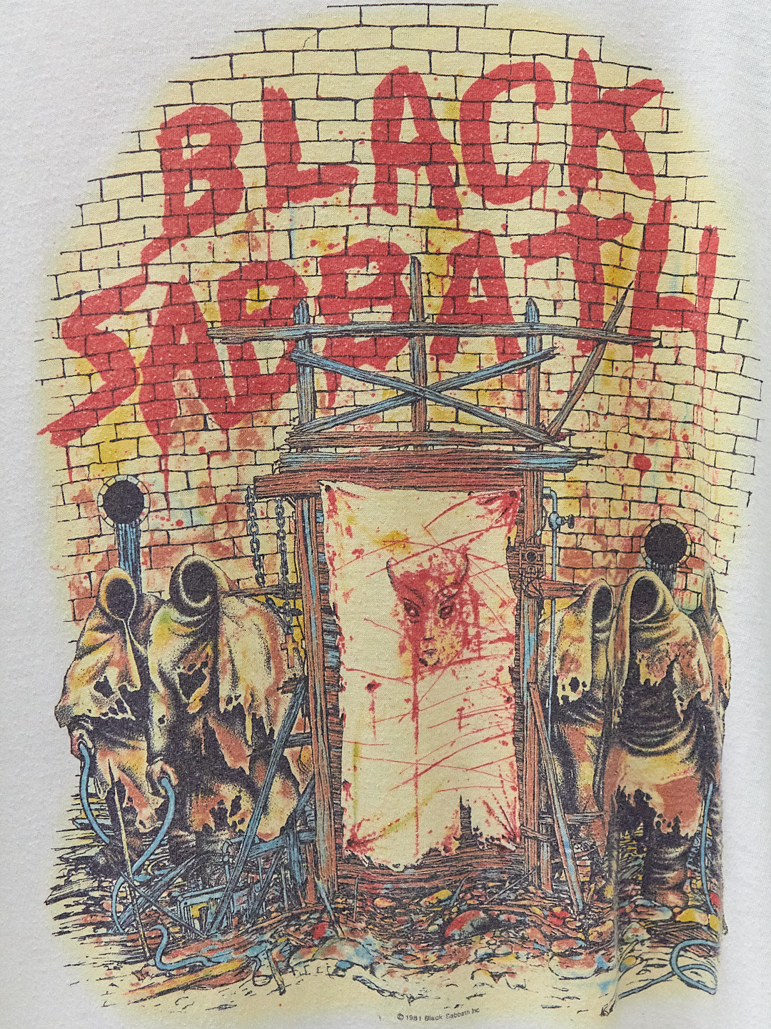 Vintage 80’s Black Sabbath Mob Rules Tour Raglan Band T-Shirt
